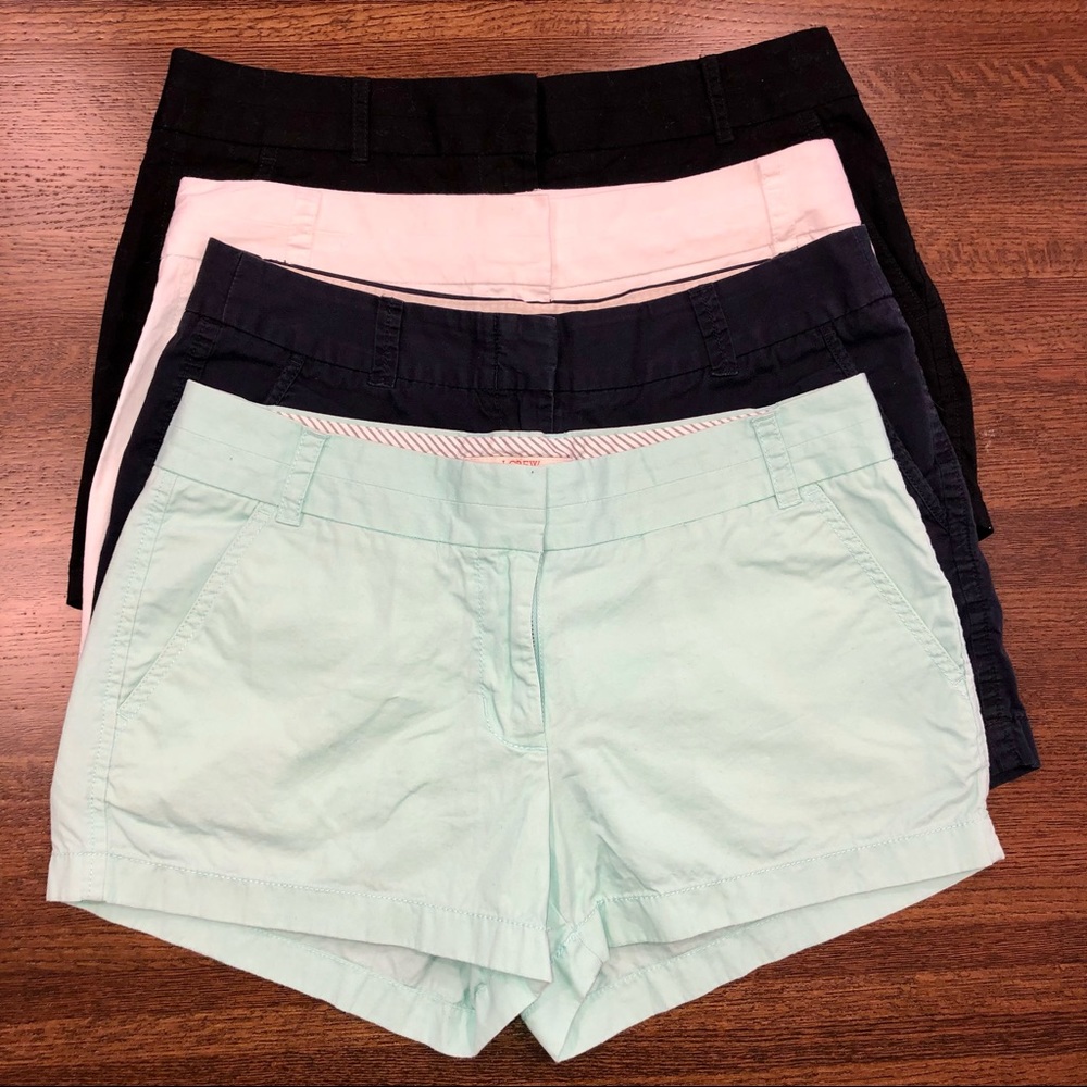 LOT J.Crew Women’s Chino Shorts Size 4